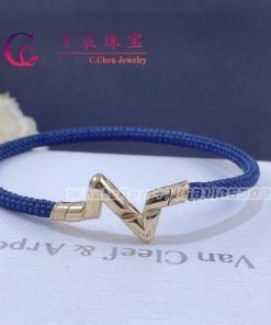 Louis Vuitton LV Volt Upside Down Play Large Bracelet, Yellow Gold Q05478