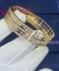 Marli Avenues Statement Hinged Bracelet In Rose Gold AVEN-B1