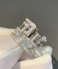 Marli Avenues Statement Ring In White Gold AVEN-R5