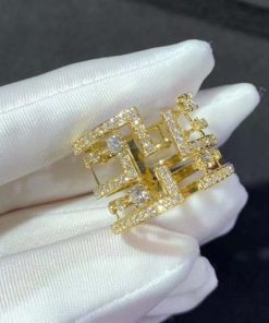 Marli Avenues Statement Ring In Yellow Gold AVEN-R5