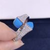 Marli Cleo Diamond Ring In White Gold Turquoise CLEO-R5