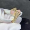 Marli Cleo Diamond Ring-Pink Opal