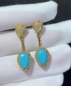Boucheron Serpent boh??me stud earring s and xs motifs Turquoise