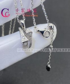 Marli Cleo Full Diamond Huggie Pendant In White Gold LEO ?C N52