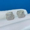 Marli Cleo Full Diamond Pyramid Stud Earrings In White Gold CLEO-E8