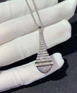 Marli Cleo Rev Full Diamond Pendant In White Gold CLEO-N28
