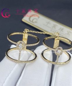 Messika Glam??Azone Double Pav?? Yellow Gold For Her Diamond Ring 05671-YG