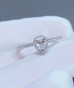 Messika Joy Pear Cut Diamond 0.25ct White Gold For Her Diamond Ring 05220-WG