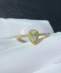 Messika Joy Pear Cut Diamond 0.25ct Yellow Gold For Her Diamond Ring 05220-YG