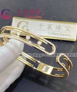 Messika Move 10th Bangle Yellow Gold For Her Diamond Bracelet 11426-YG