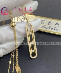 Messika Move 10th SM Necklace Yellow Gold For Her Diamond Necklace 10032-YG