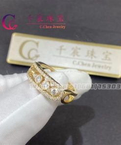 Messika Move Classic Pav?? Yellow Gold For Her Diamond Ring 4000- YG