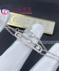 Messika Move Classique Pav?? White Gold For Her Diamond Bracelet 03995-WG