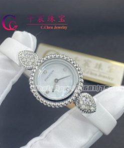 Boucheron Women??s Serpent Boh??me Stainless Steel, Diamond & Leather Strap Watch