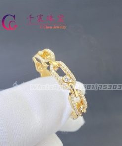 Messika Move Link Multi Pav?? Yellow Gold For Her Diamond Ring 12012-YG