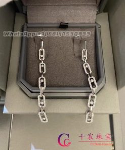 Messika Move Link Multi Pendant Earrings White Gold Diamond Earrings 12011-WG