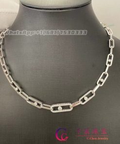 Messika Move Link White Gold For Her Diamond Necklace 12853-WG