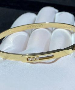 Messika Move Noa Bangle SM Yellow Gold For Her Diamond Bracelet 10092-YG