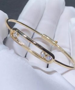 Messika Move Pav?? Thin Pink Gold For Her Diamond Bracelet 05032-PG