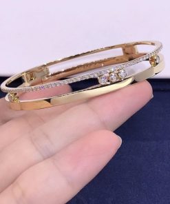 Messika Move Romane Large Bangle Yellow Gold For Her Diamond Bracelet 06747-YG