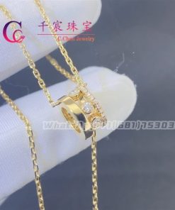 Messika Move Romane Pendant Yellow Gold Diamond Necklace 07158-YG