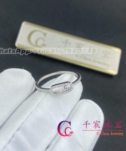 Messika Move Uno Pav?? White Gold For Her Diamond Ring 05630-WG