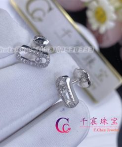 Messika Move Uno White Gold For Her Diamond Earrings 05634-WG