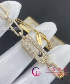 Messika My Move 18k White Gold Bracelet