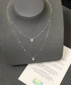 Messika My Twin 2 Rows White Gold Diamond Necklace 06506-WG