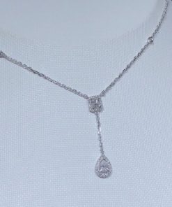Messika My Twin Tie 0,10ct x2 White Gold Diamond Necklace 06693-WG