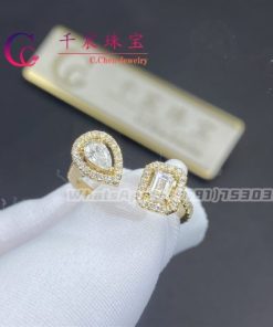 Messika My Twin Toi & Moi 0.15ct x2 Yellow Gold For Her Diamond Ring 06471-YG