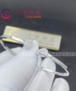 Messika My Twin Toi & Moi Thin Bangle 0.15ct x2 White Gold For Her Diamond Bracelet 07222-WG