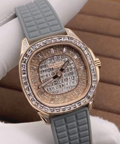 Patek Philippe Aquanaut 5062/450R Luce Haute Joaillerie 18K Rose Gold Diamond Dial