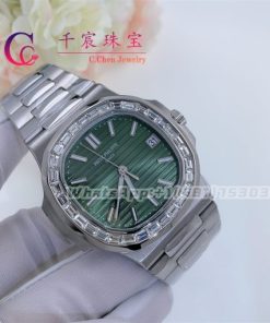 Patek Philippe Nautilus Sunburst Olive Green Dial 40mm 5711/1300A-001