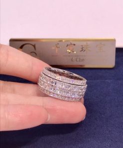 Piaget Possession Band Large Model White Gold Diamond Ring G34PY900