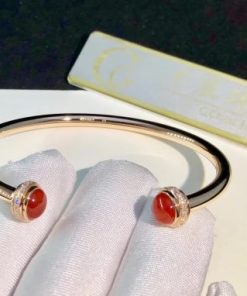 Piaget Possession Open Bangle Bracelet Carnelian G36PA600