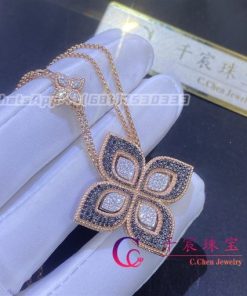 Roberto Coin Venetian Flower Diamond Necklace