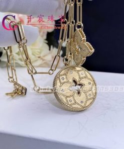 Roberto Coin Venetian Princess Flower Medallion Necklace