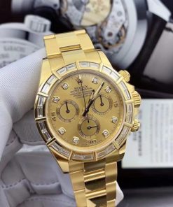 Rolex Daytona 116568 Yellow Gold Champagne Dial Diamonds