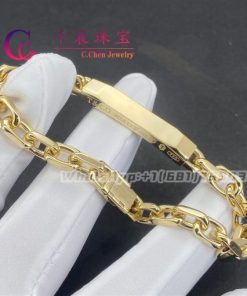Tiffany 1837? Makers Narrow Chain Bracelet In 18k Gold 63526517