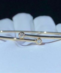 Tiffany Elsa Peretti? Diamond Hoop Single-row Bangle 60152217