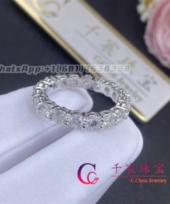 Tiffany Forever Band Ring in Platinum with a Full Circle of Diamonds 60003728