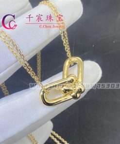 Tiffany HardWear Double Link Pendant 18K Yellow Gold 63364223
