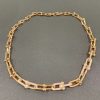 Tiffany HardWear Graduated Link Necklace in 18k Rose Gold with Pav?? Diamonds 68692482