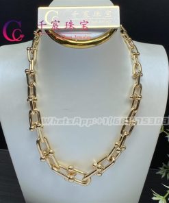 Tiffany HardWear Graduated Link Necklace In Yellow Gold 60153063
