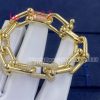 Tiffany HardWear Large Link Bracelet In Yellow Gold With Diamonds 70353180