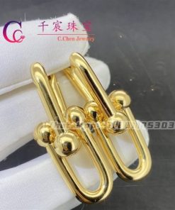 Tiffany HardWear Large Link Earrings In Yellow Gold 68533643