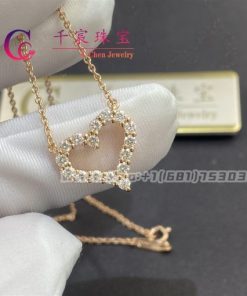 Tiffany Hearts? Pendant Rose Gold 60007646