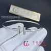 Tiffany T Diamond Wire Bracelet In 18k White Gold 60010748