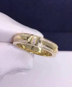 Tiffany T Narrow Pav?? Diamond Ring in 18k Gold 60151443